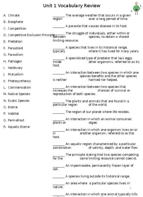 unit 1 ap environmental science practice exam answers