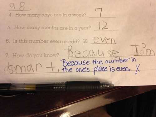 completely wrong test answers