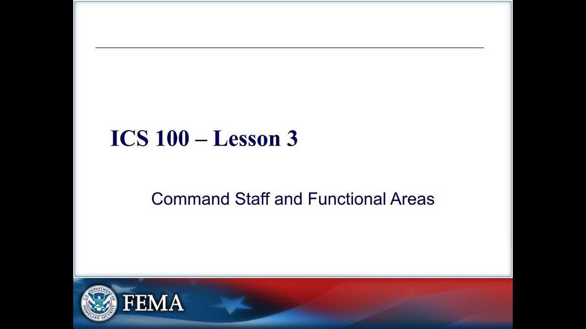 fema ics test answers