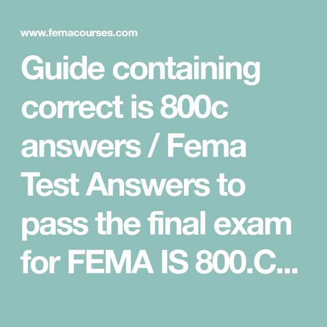 fema test answers is 36