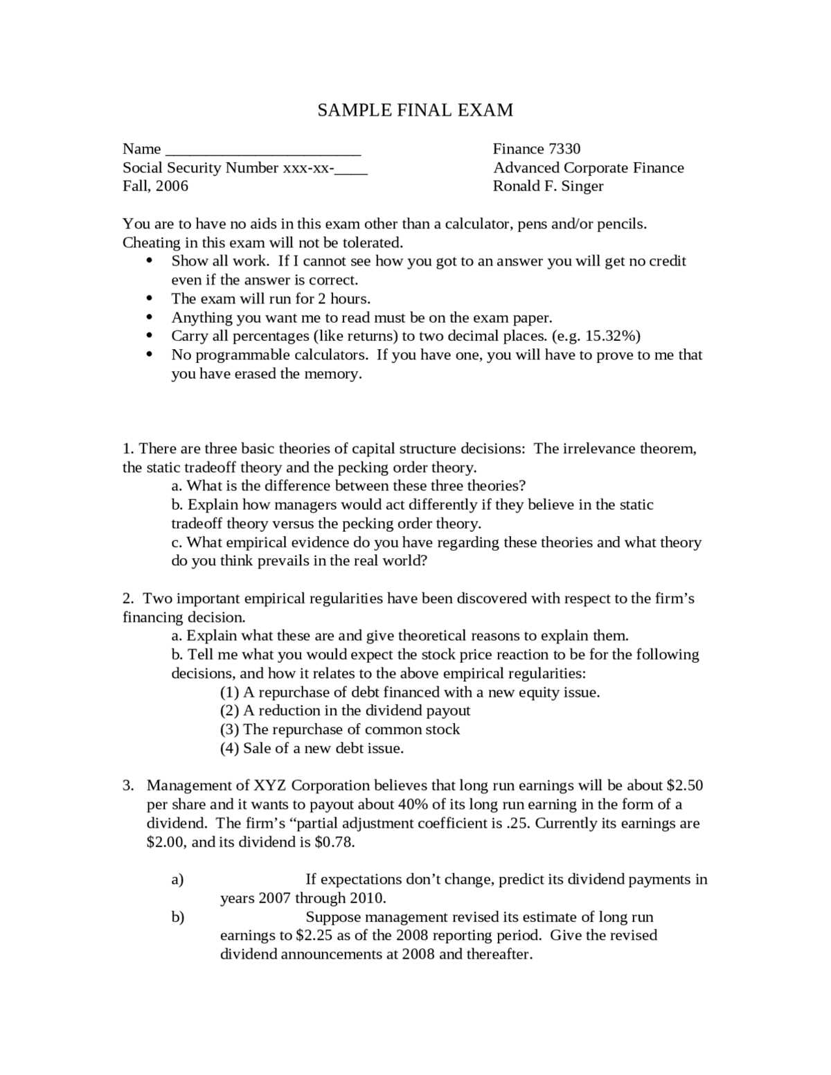 finance assistant written test questions and answers finance assistant written test questions and answers