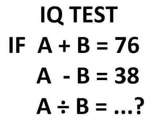 iq test with answer key