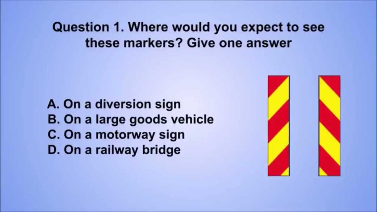 free driving theory test questions and answers