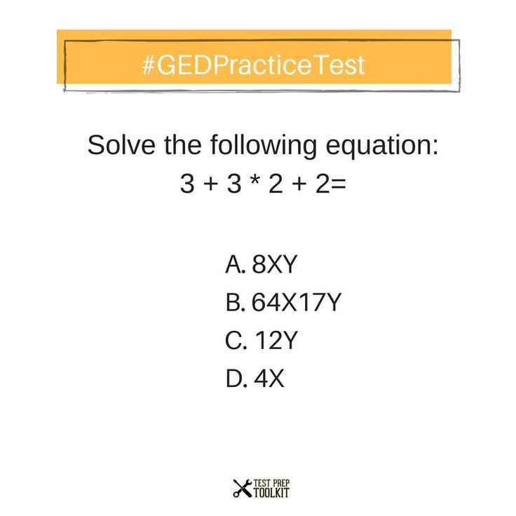 ged math practice test questions and answers