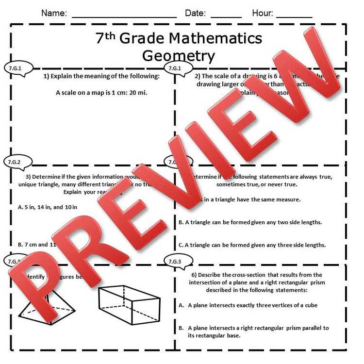 geometry readiness test answers