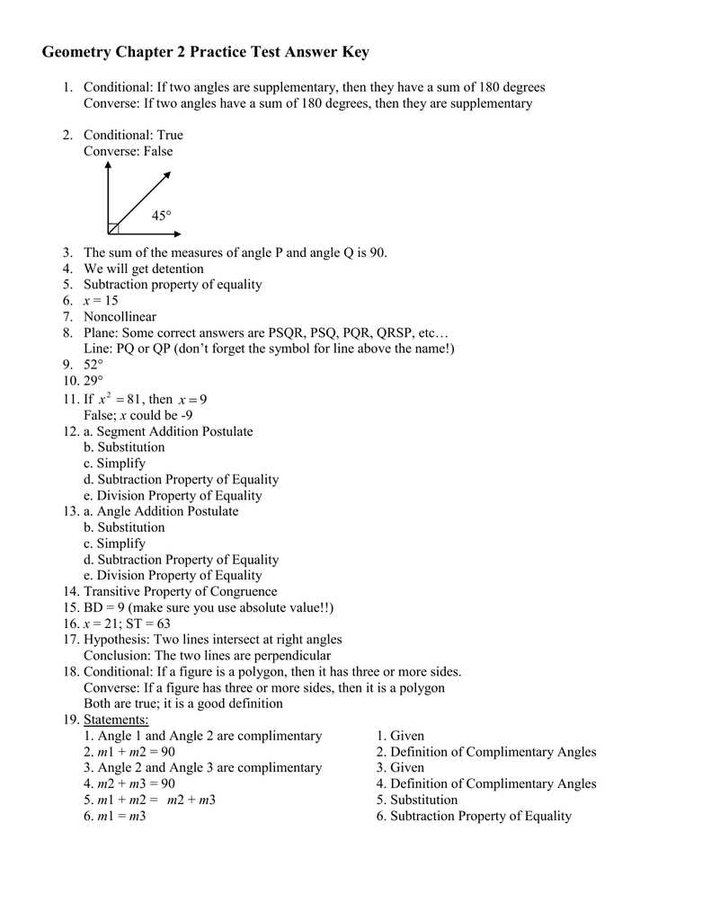 geometry unit 9 test review answers