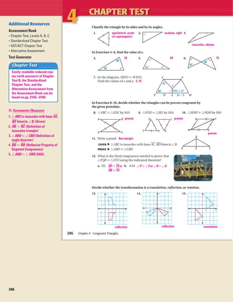 glencoe geometry chapter 9 test form 1 answer key