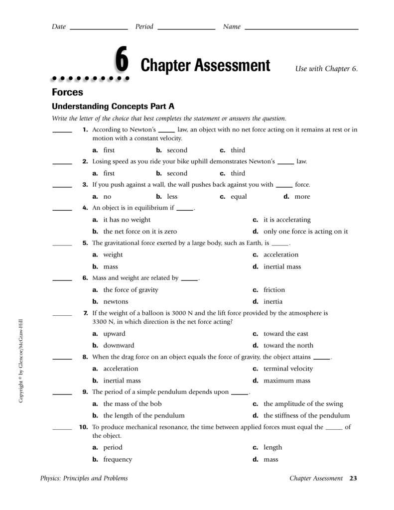 glencoe health chapter 6 test answer key