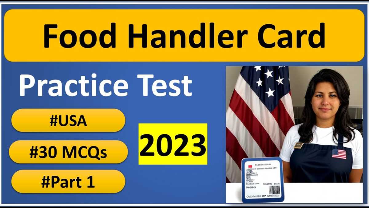 trust20 food handler test answers