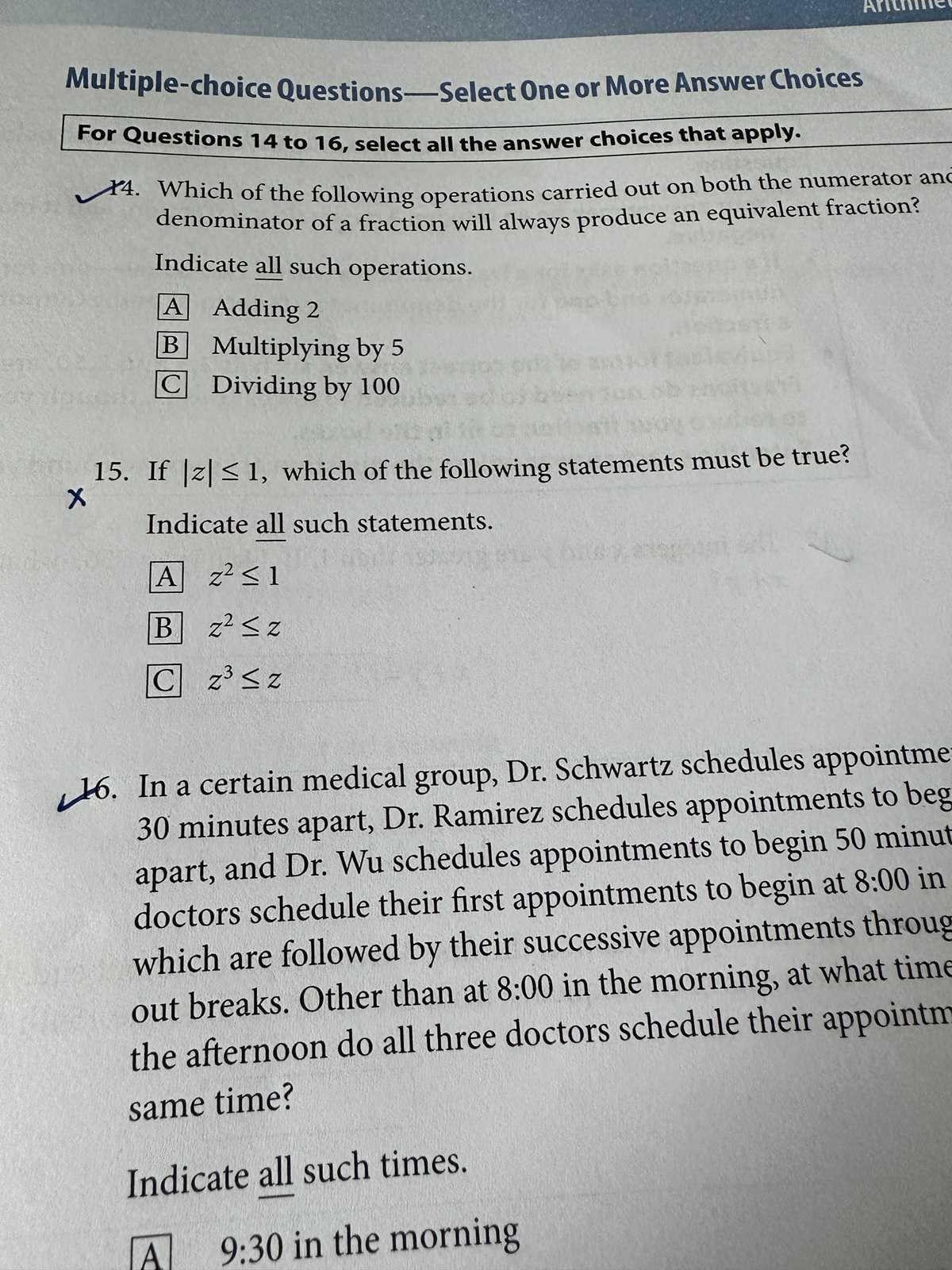 gre exam questions and answers