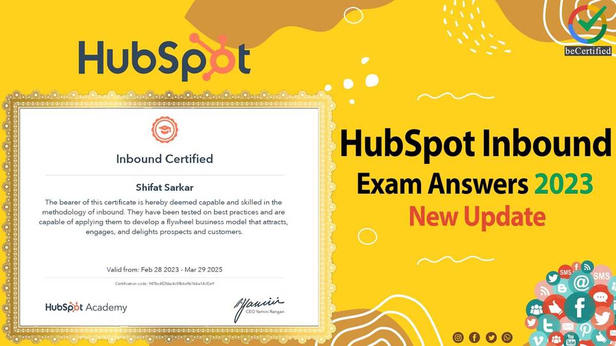 hubspot academy seo exam answers
