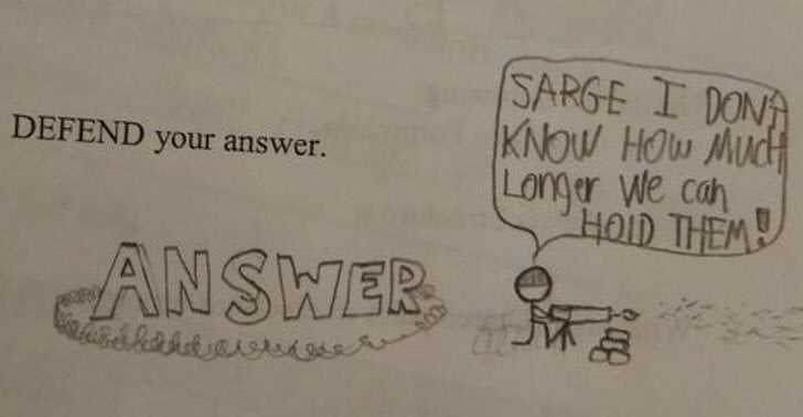 hilarious exam answers