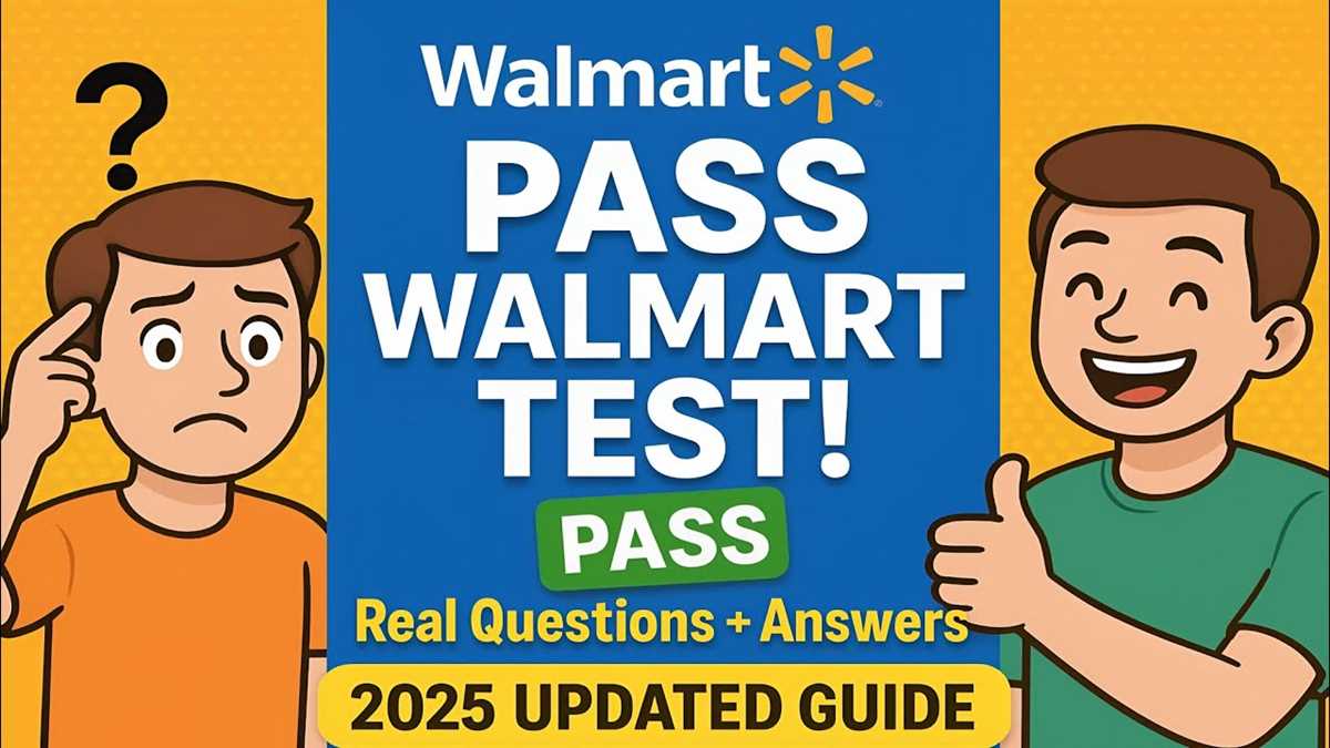 how to answer walmart assessment test