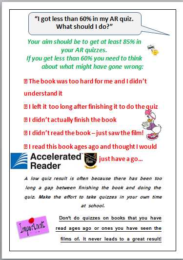 how to get answers for ar test