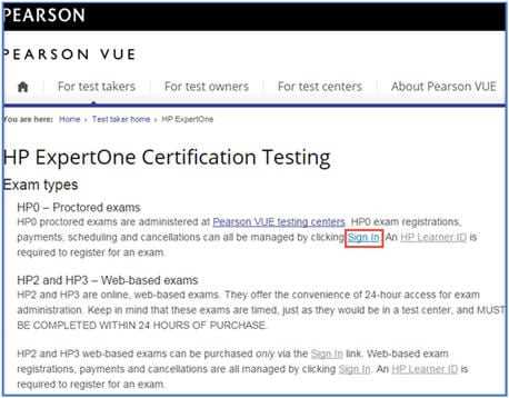 hp certification exam answers