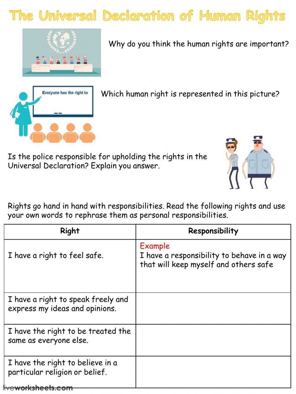human rights test answers