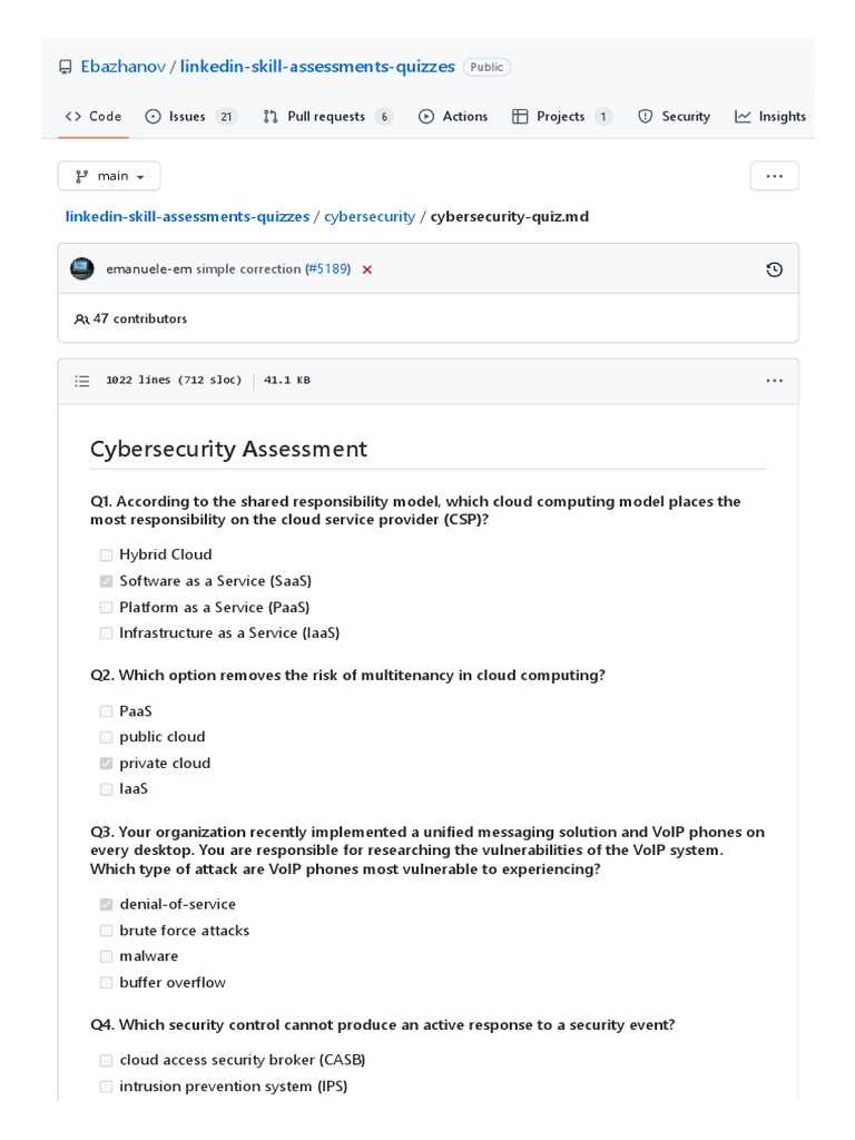 cybersecurity foundations linkedin learning exam answers