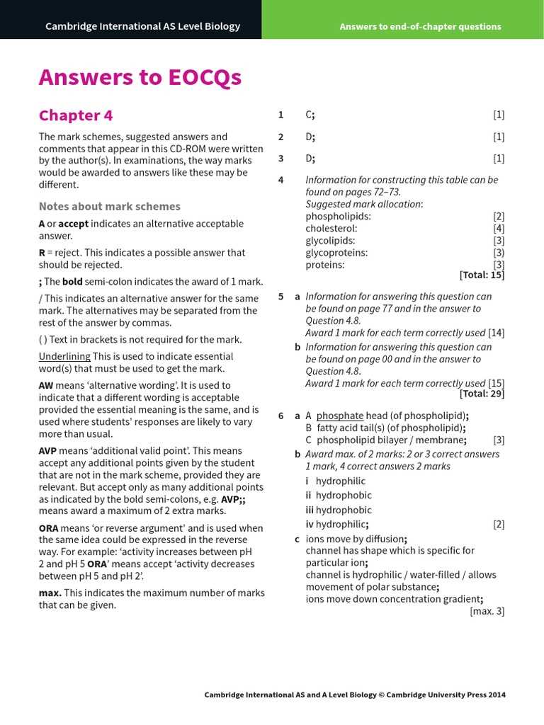 ib style test topic 4 ecology answers