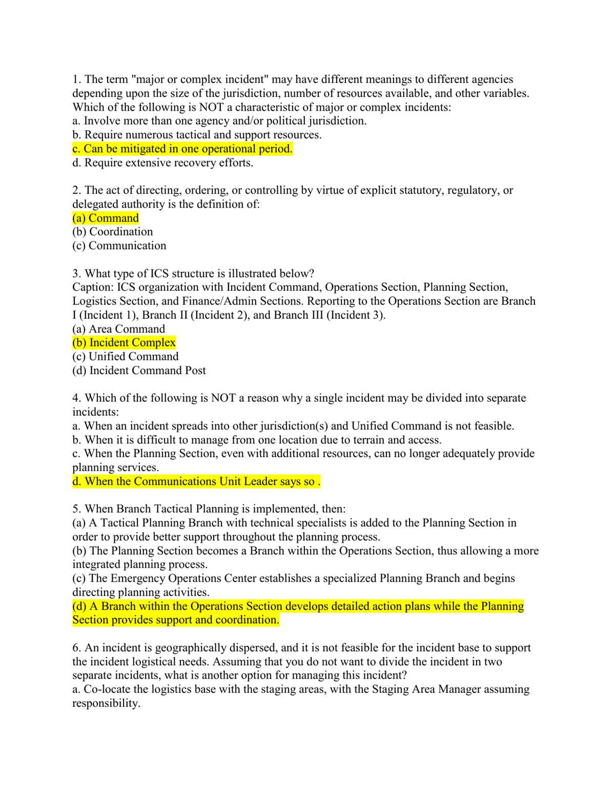 ics 300 and 400 test answers