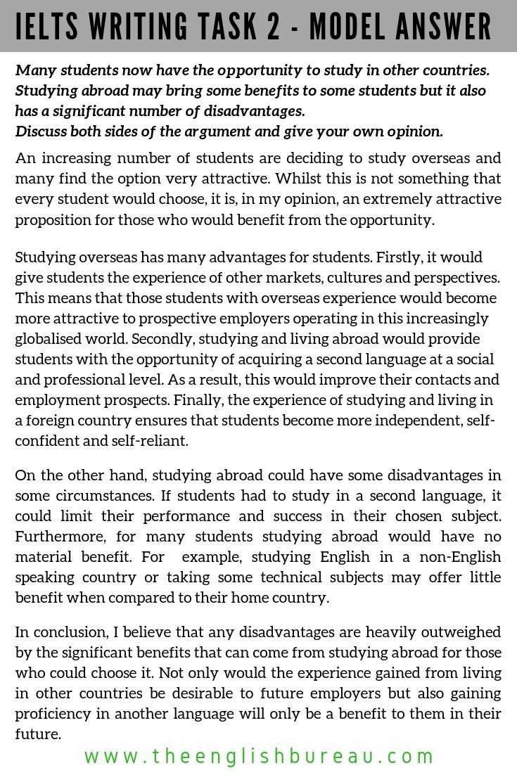 ielts writing test topics with answers