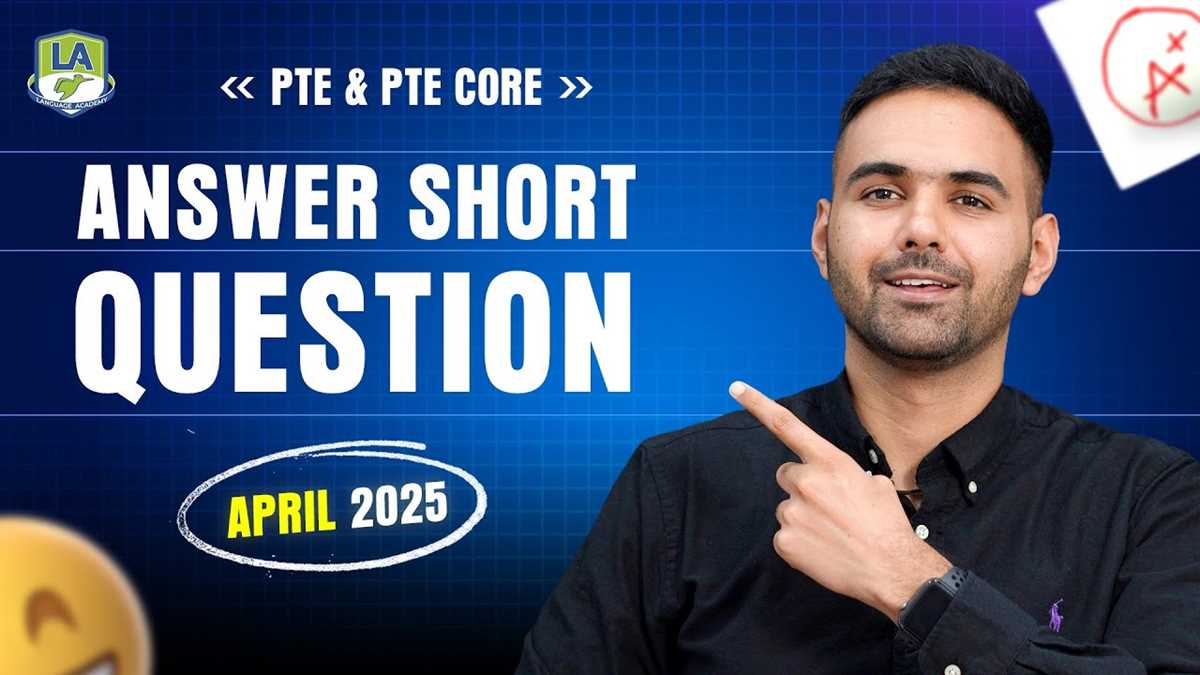 pte exam short answer questions