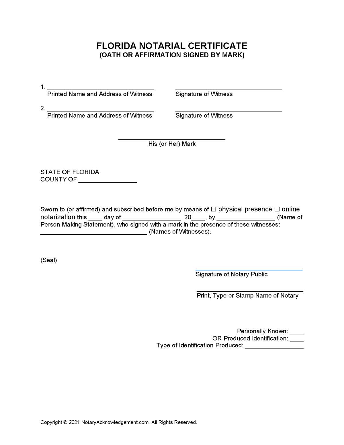 florida notary test answers