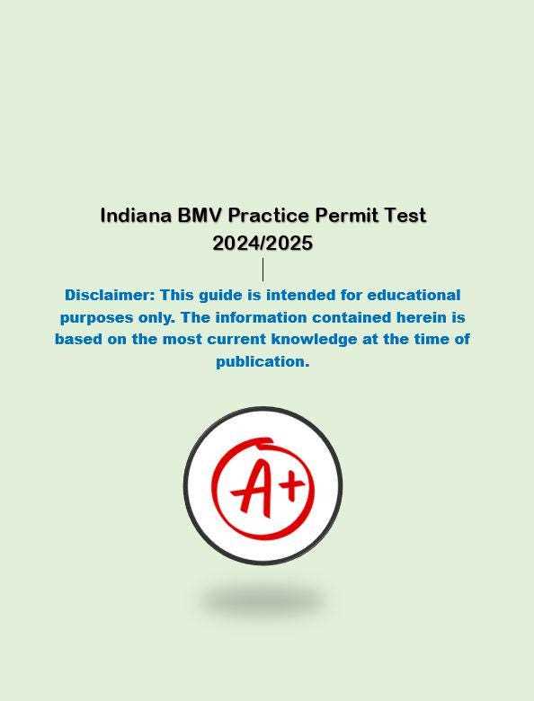 indiana bmv written test answers