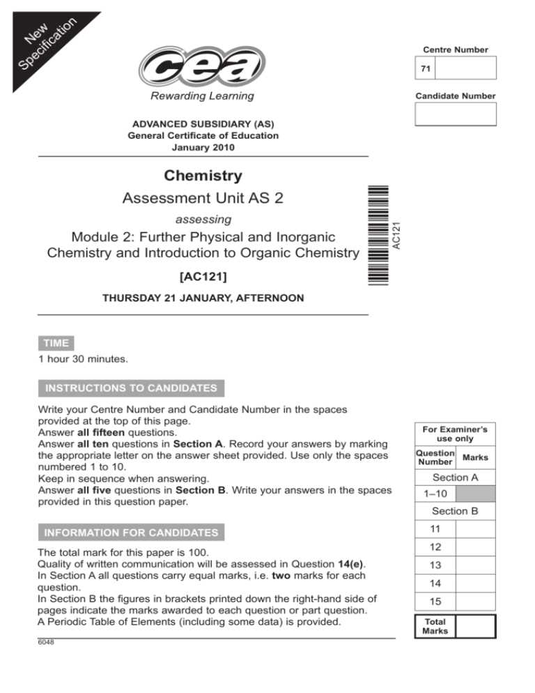 inorganic chemistry exam questions and answers