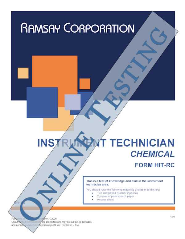 instrumentation technician test questions and answers