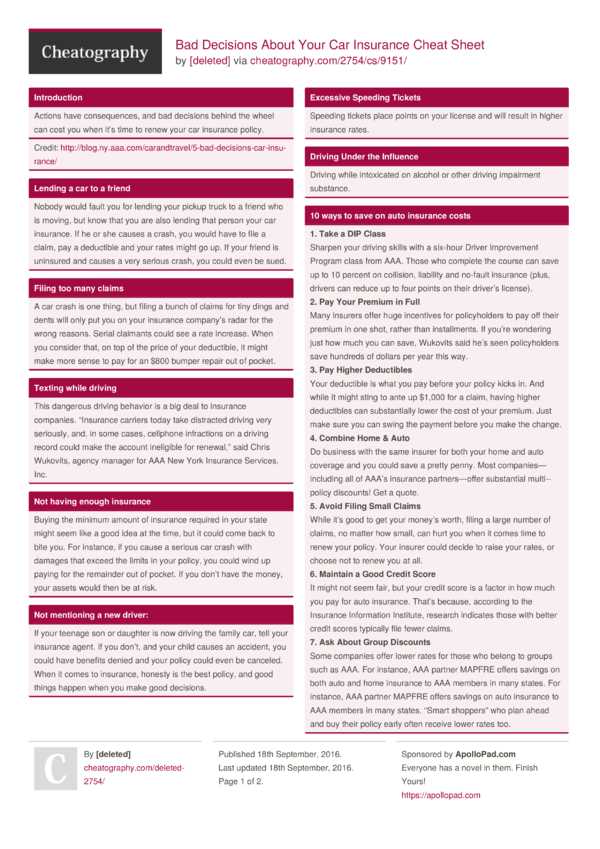 insurance test answers