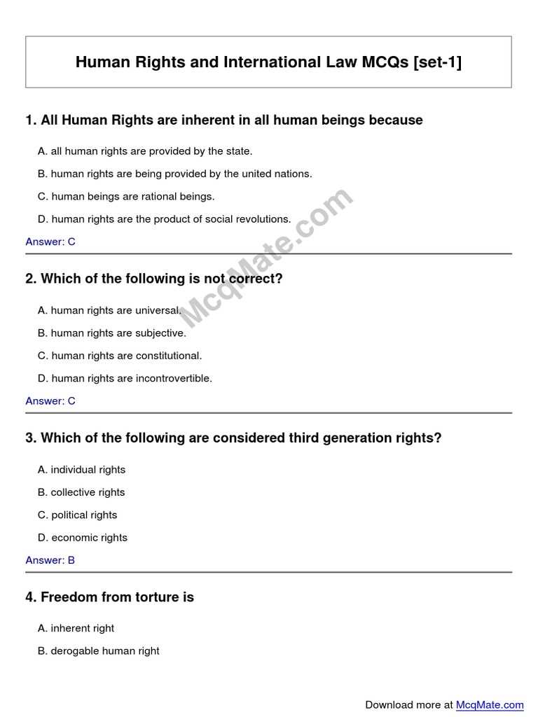 international humanitarian law exam questions and answers