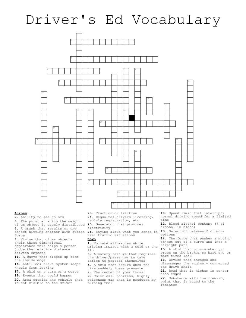 drivers ed texas final test answers