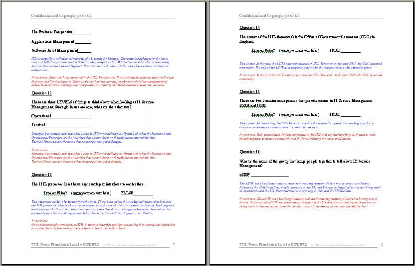 itil sample exam questions and answers itil sample exam questions and answers