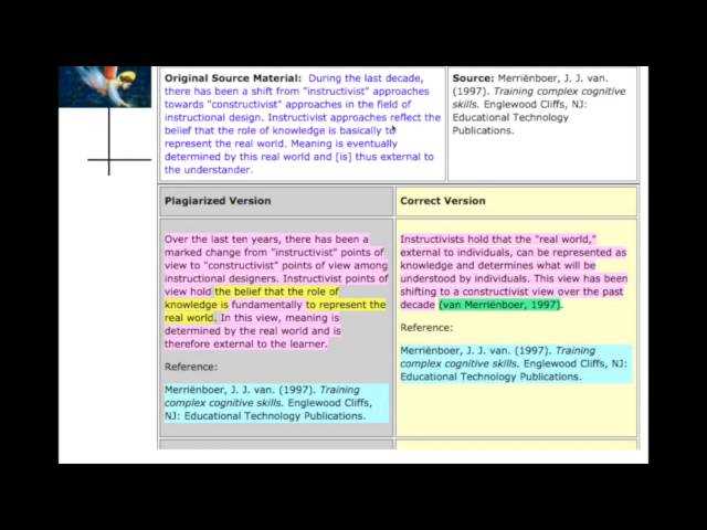 how to recognize plagiarism test answers