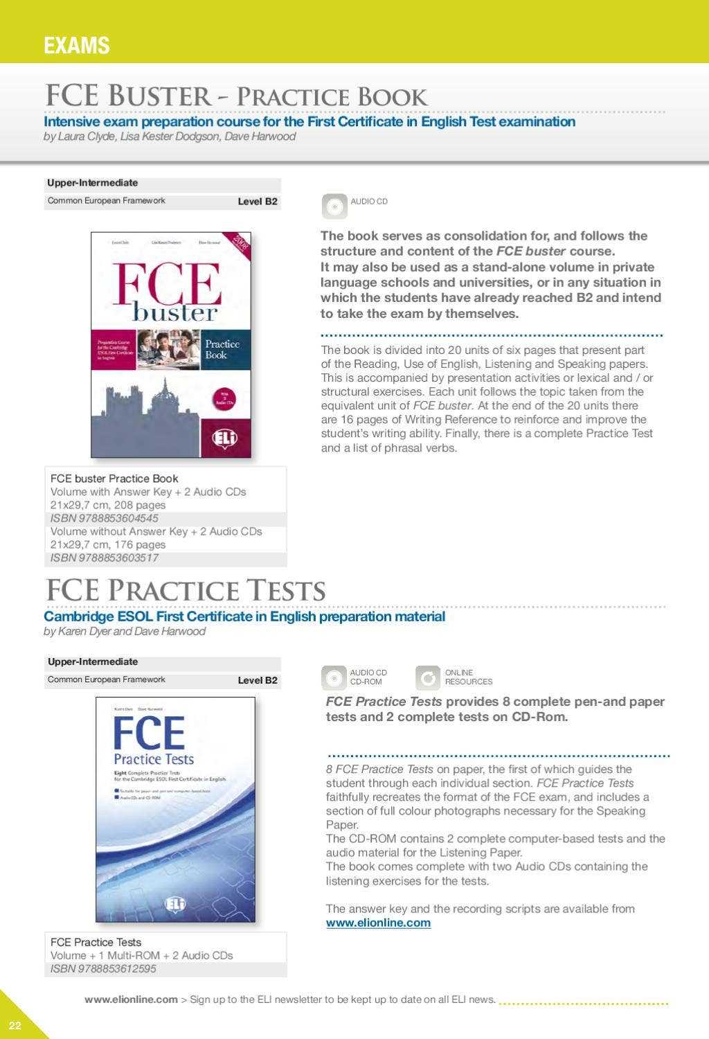 fce practice tests 2 answer key