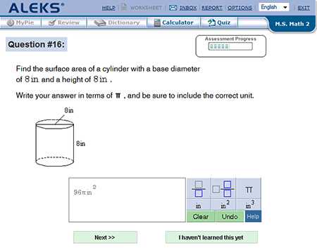 aleks math placement test answers