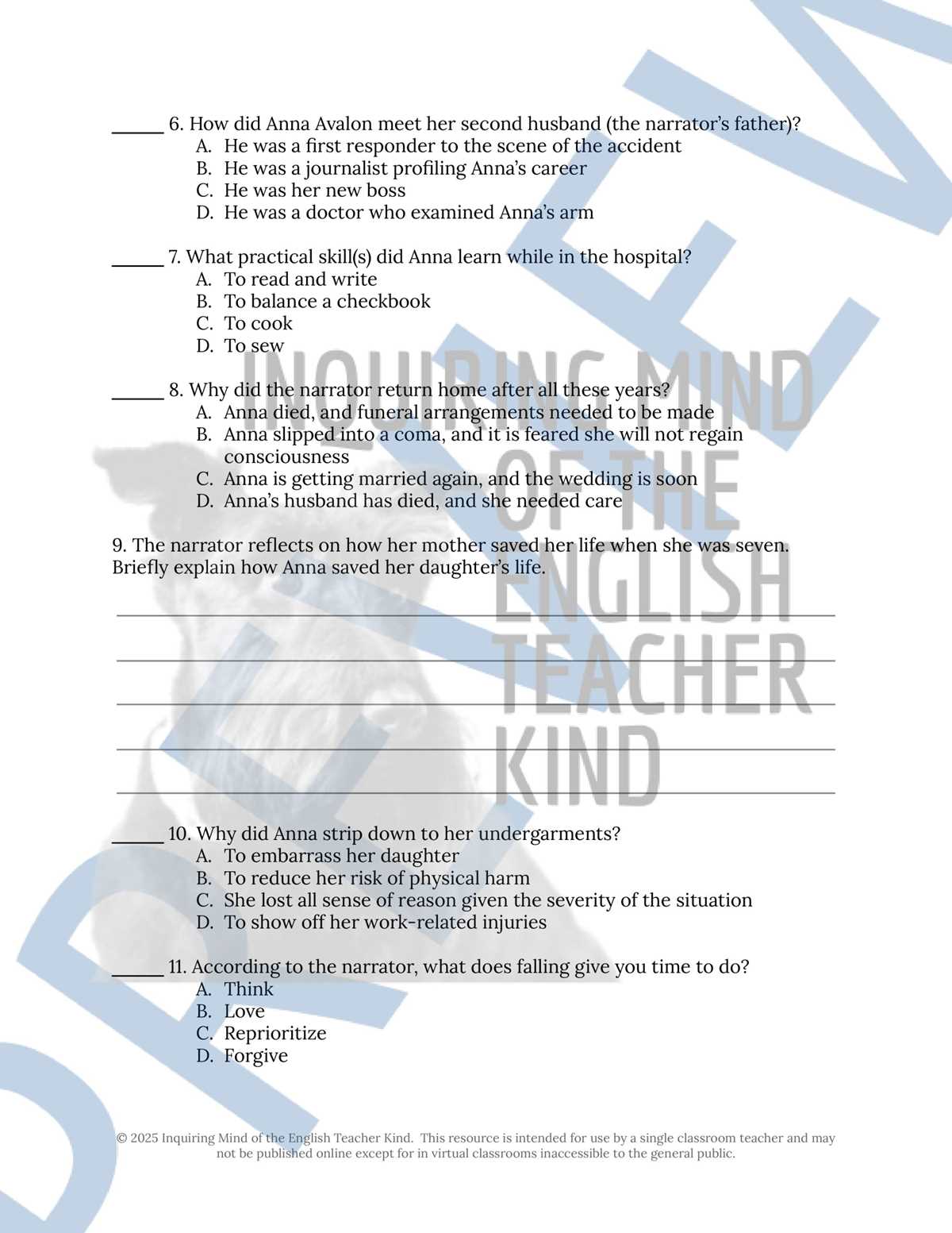 leap practice test answer key