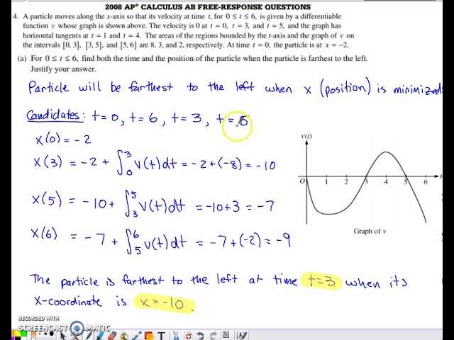 2008 ap calculus ab exam answers