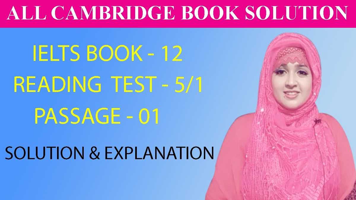 cambridge 12 test 5 reading answers