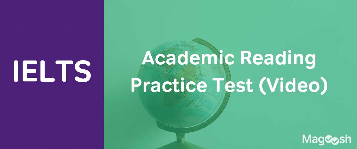 ielts reading test practice with answers