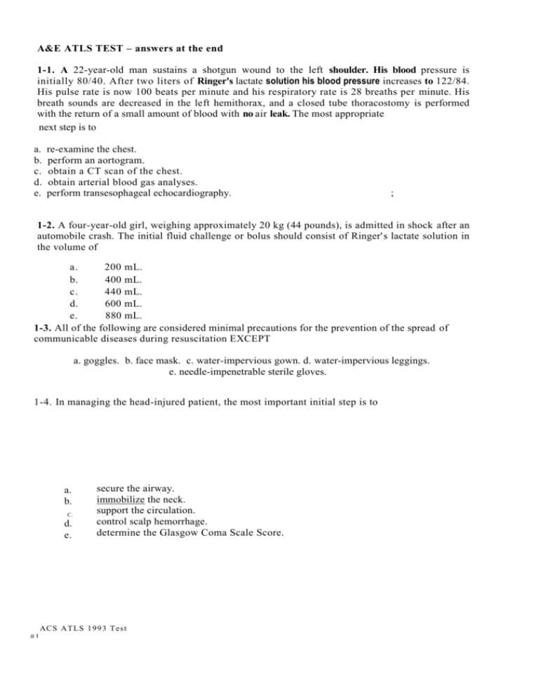 esa test answers