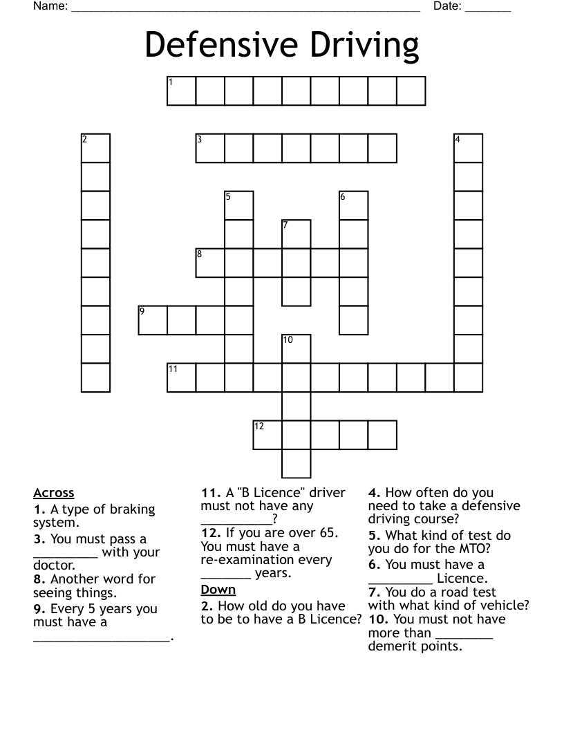 defensive driving course test answers