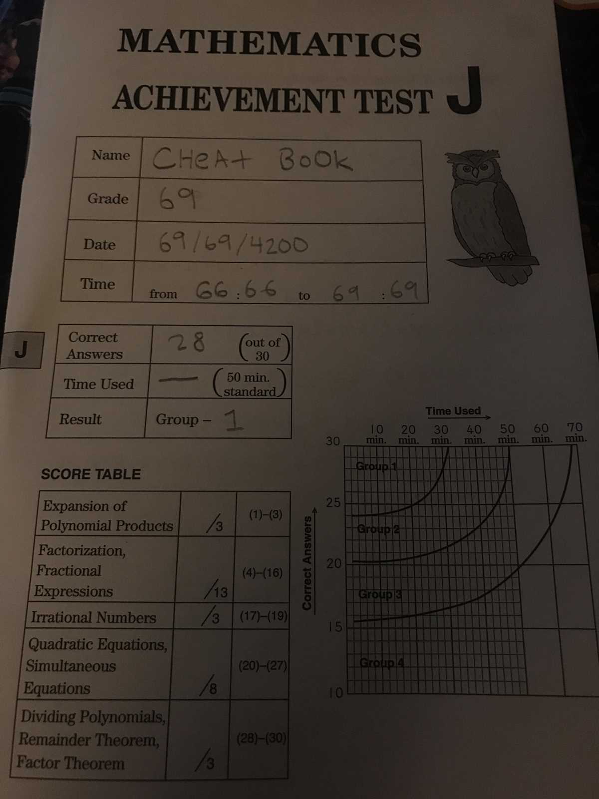 kumon level n test answers