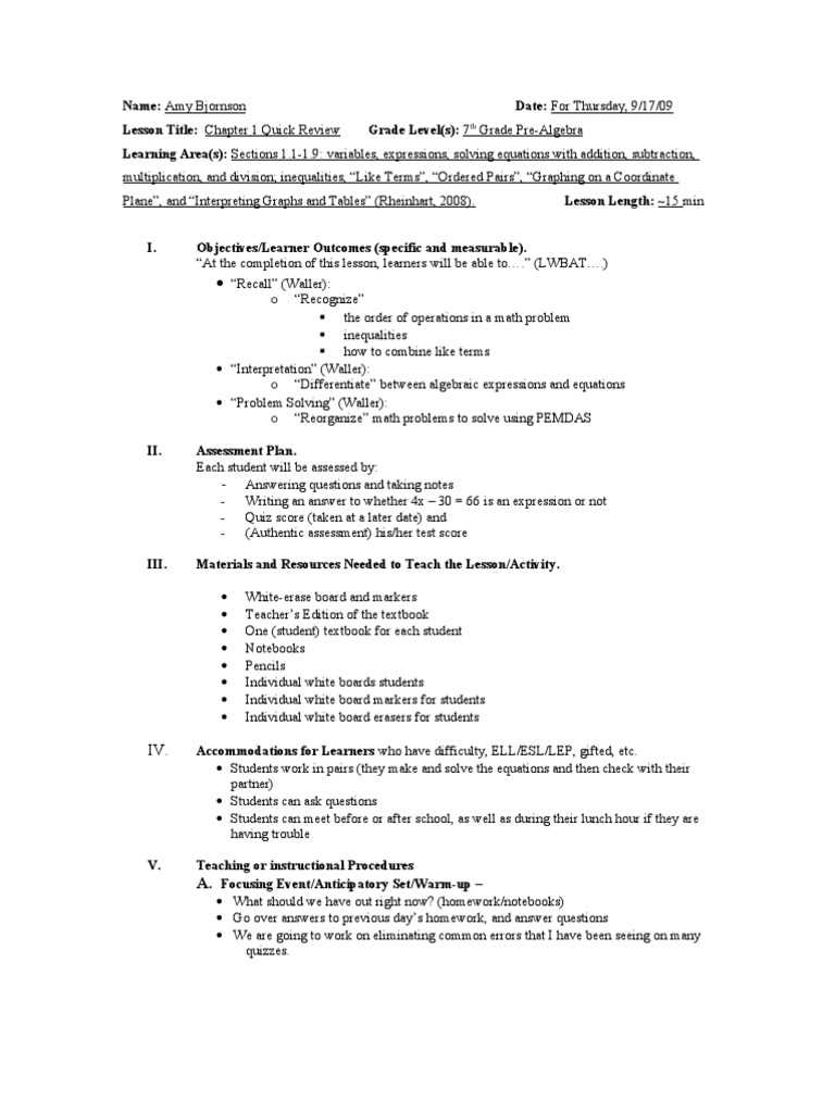 pre algebra chapter 9 test answers