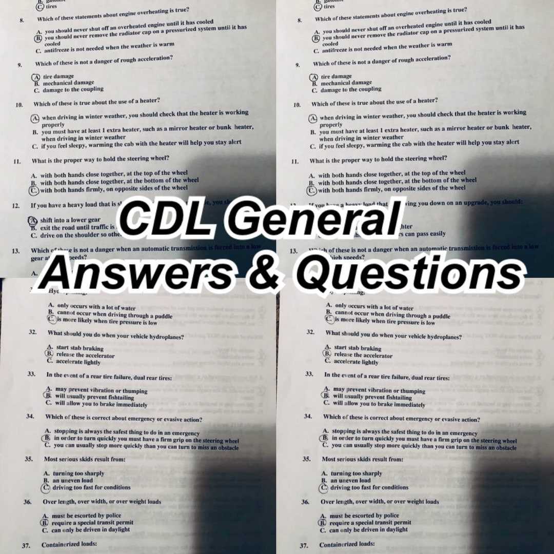 louisiana cdl test questions and answers