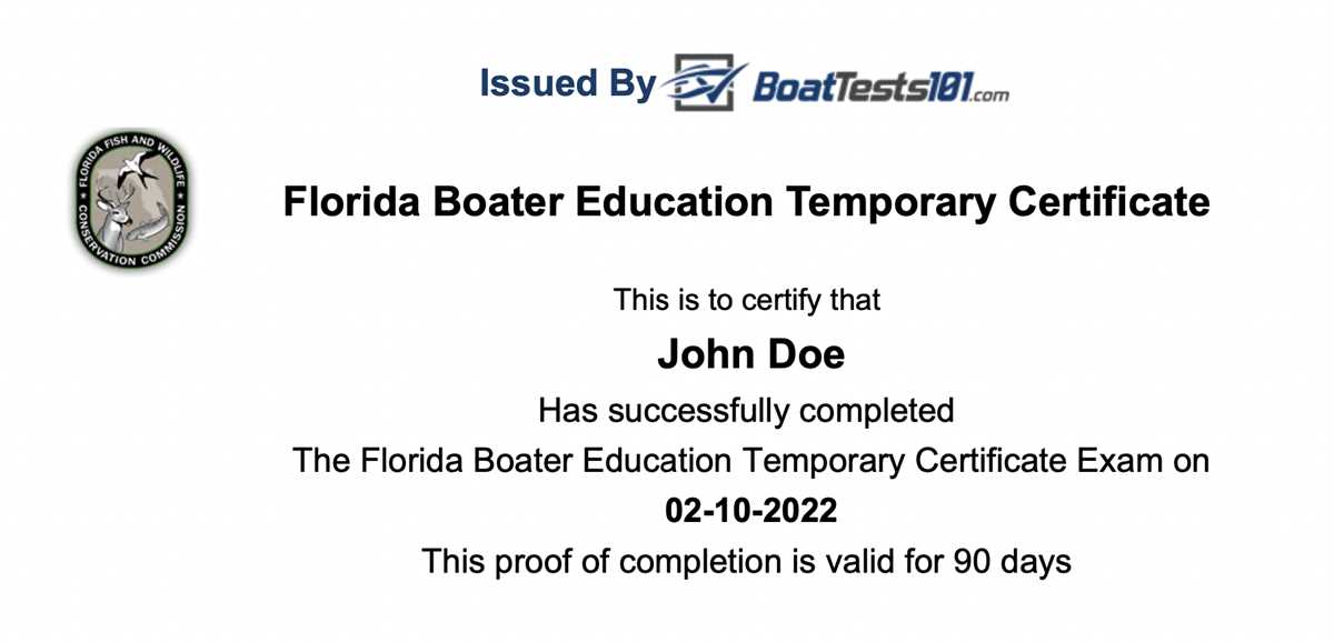 florida boater education test answers