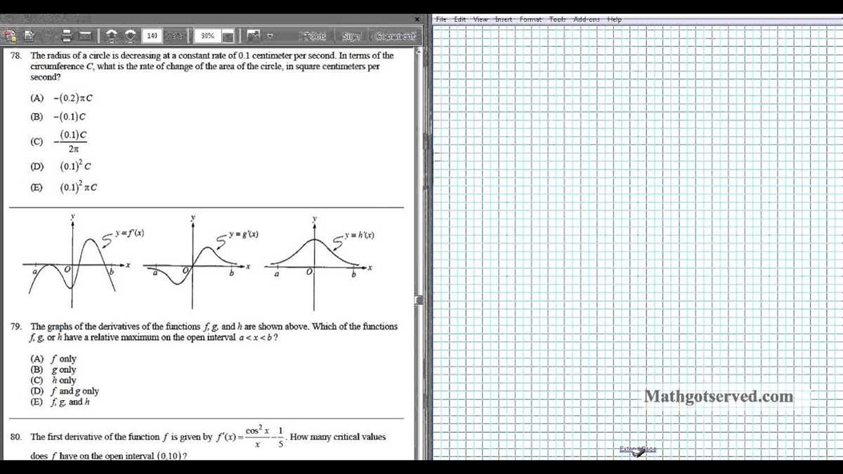 1998 ap calculus exam answers