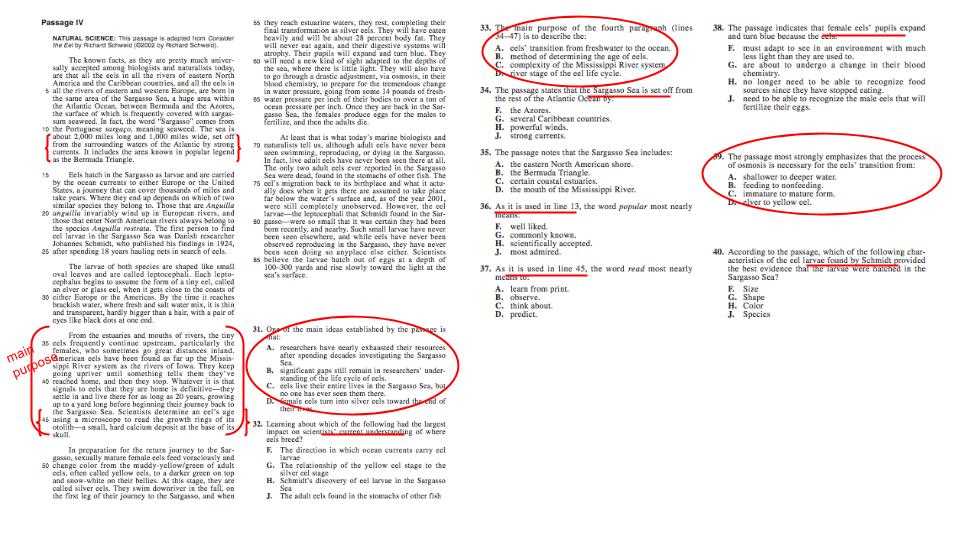 act reading practice test 1 answers