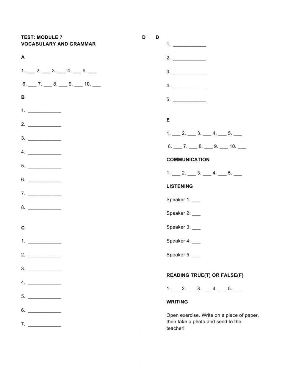 module 7 test answers