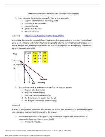 microeconomics test questions and answers microeconomics test questions and answers